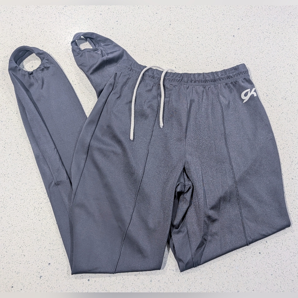 GK Elite Adult Large AL Gymnastics Jersey Wrestling leotard Stirrup Pants Mens